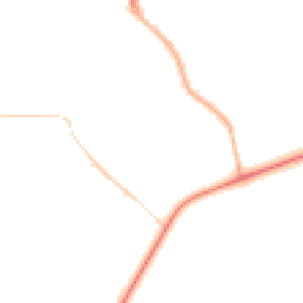 Night-time road noise heatmap for CV5 6DG