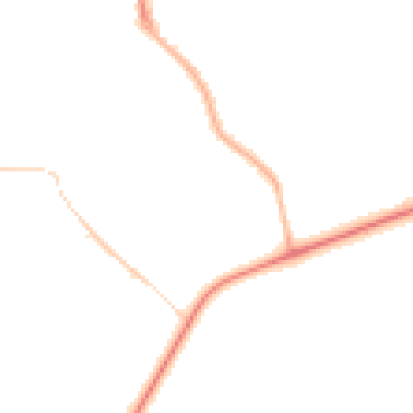 Night-time road noise heatmap for CV5 6DJ