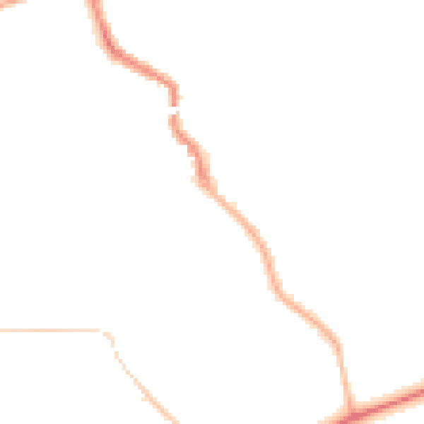 Night-time road noise heatmap for CV5 6DP