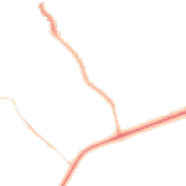 Night-time road noise heatmap for CV5 6DU