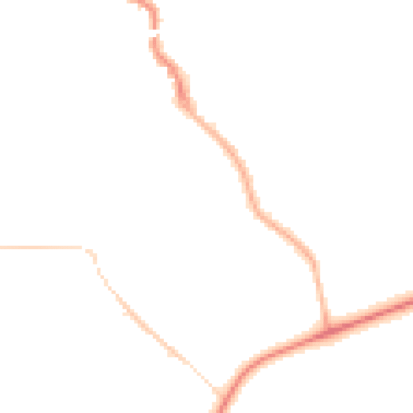 Night-time road noise heatmap for CV5 6DZ