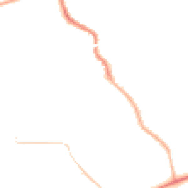 Night-time road noise heatmap for CV5 6EP