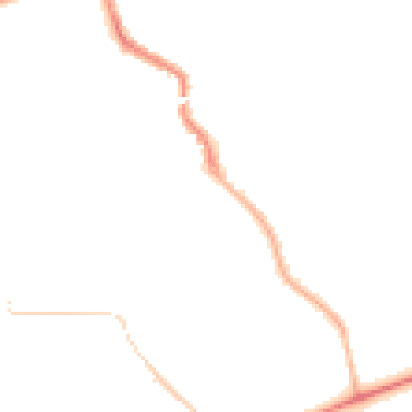 Night-time road noise heatmap for CV5 6EQ