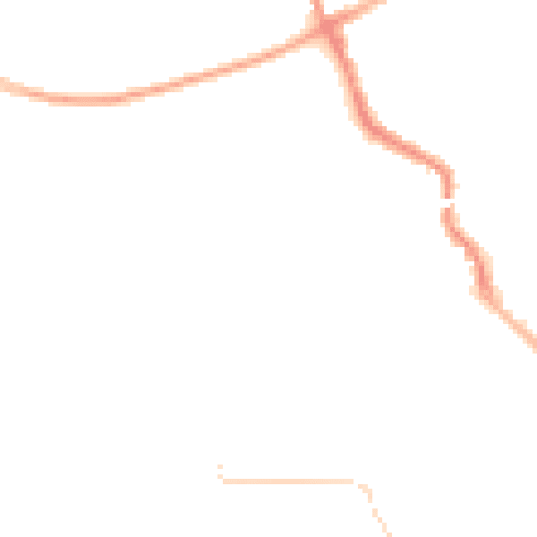 Night-time road noise heatmap for CV5 6FU