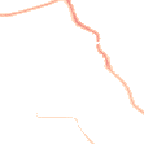 Night-time road noise heatmap for CV5 6LY