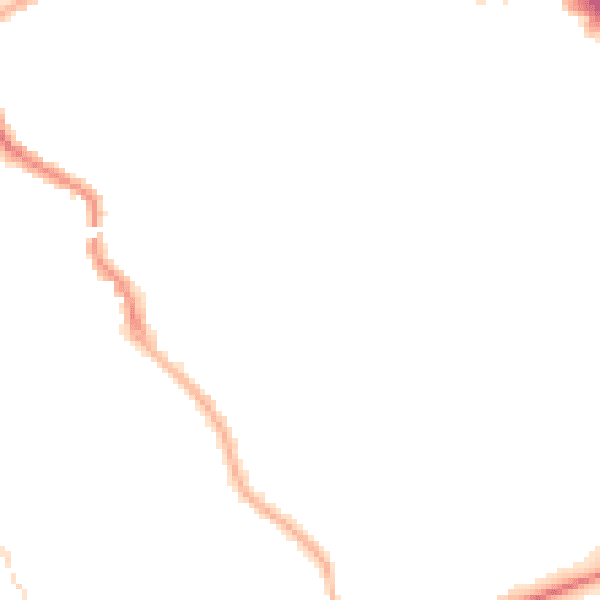 Night-time road noise heatmap for CV5 6NW