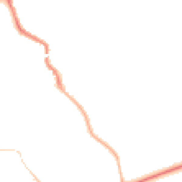 Night-time road noise heatmap for CV5 6NY