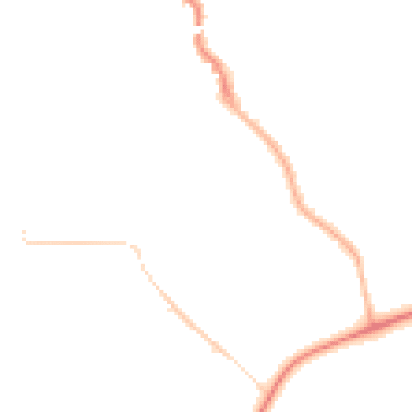 Night-time road noise heatmap for CV5 6SB