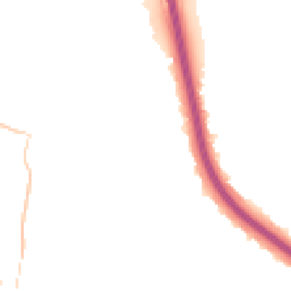 Night-time road noise heatmap for CV5 7LY