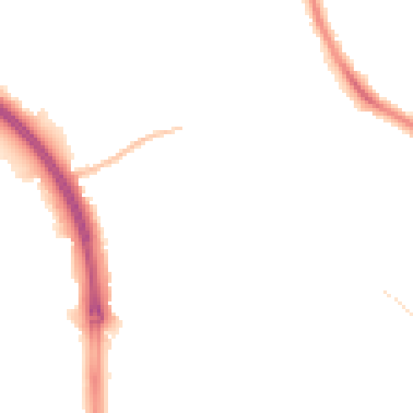 Night-time road noise heatmap for CV5 8AE