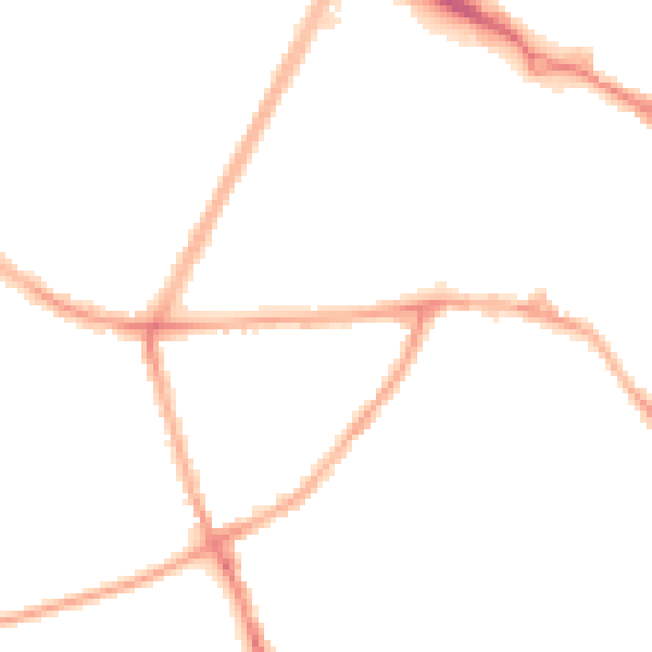 Night-time road noise heatmap for CV5 8BU