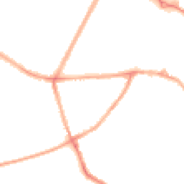 Night-time road noise heatmap for CV5 8DA