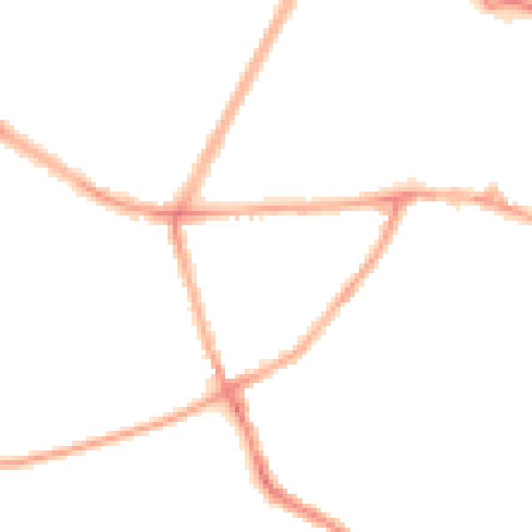 Night-time road noise heatmap for CV5 8DD