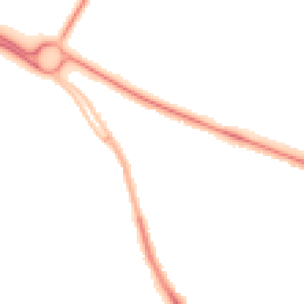 Night-time road noise heatmap for CV5 8HG