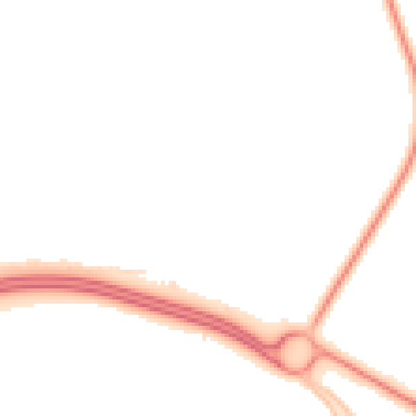 Night-time road noise heatmap for CV5 9AE