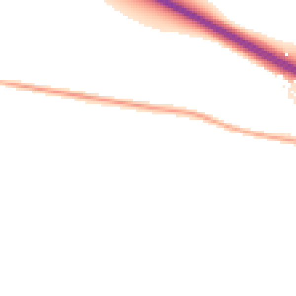 Night-time road noise heatmap for CV5 9AS