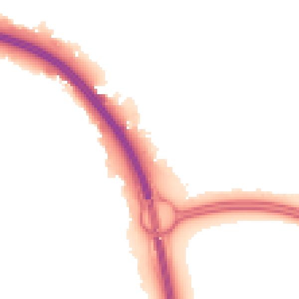 Night-time road noise heatmap for CV5 9BJ