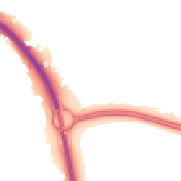 Night-time road noise heatmap for CV5 9BN