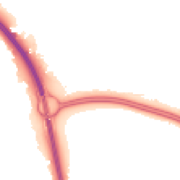 Night-time road noise heatmap for CV5 9BQ