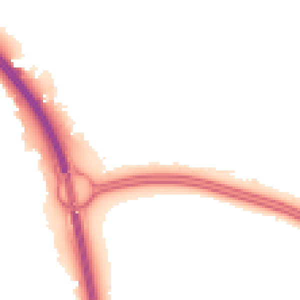 Night-time road noise heatmap for CV5 9BS