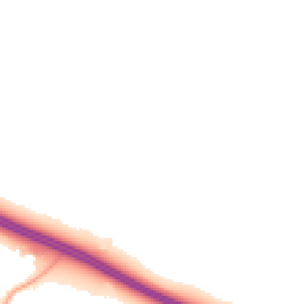 Night-time road noise heatmap for CV5 9BU