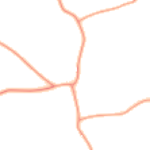 Daytime road noise heatmap for CV5 9DJ