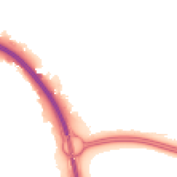 Night-time road noise heatmap for CV5 9HB
