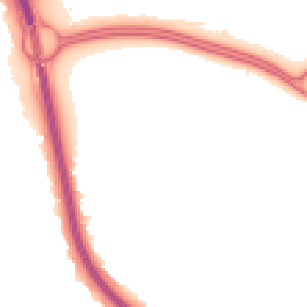 Night-time road noise heatmap for CV5 9LT