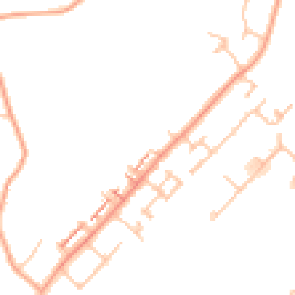 Daytime road noise heatmap for CV5 9NX