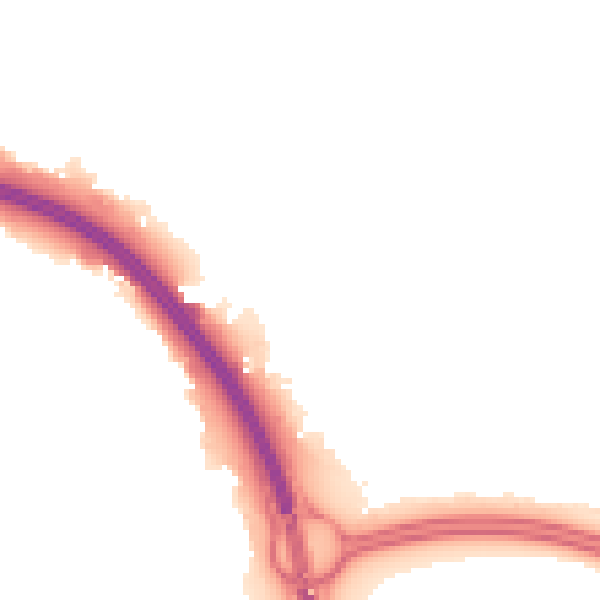 Night-time road noise heatmap for CV5 9PE