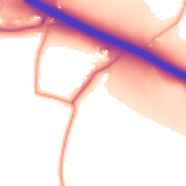 Daytime road noise heatmap for CV5 9QP