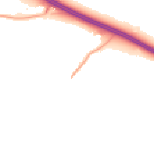 Night-time road noise heatmap for CV5 9QS