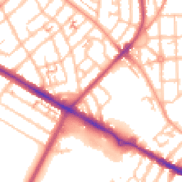 Daytime road noise heatmap for CV6 1AD