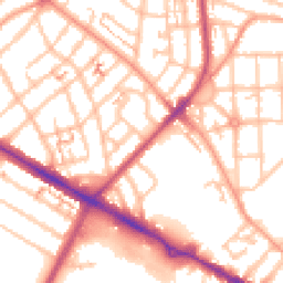 Daytime road noise heatmap for CV6 1AE
