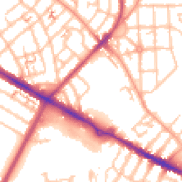 Daytime road noise heatmap for CV6 1AG