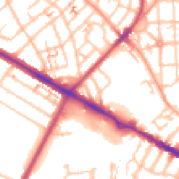 Daytime road noise heatmap for CV6 1AL