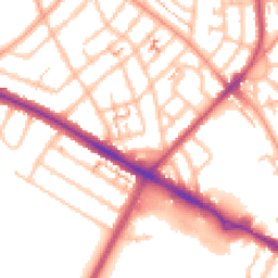 Daytime road noise heatmap for CV6 1AP