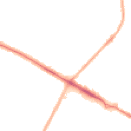 Night-time road noise heatmap for CV6 1AP