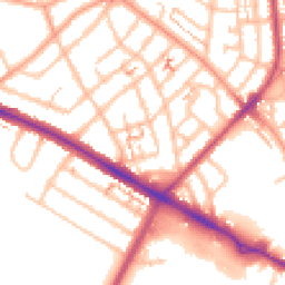 Daytime road noise heatmap for CV6 1AR