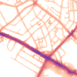 Daytime road noise heatmap for CV6 1AS