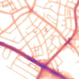 Daytime road noise heatmap for CV6 1AU