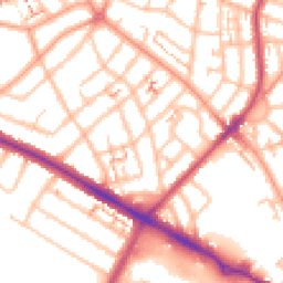 Daytime road noise heatmap for CV6 1AW