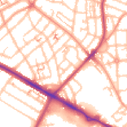 Daytime road noise heatmap for CV6 1BE