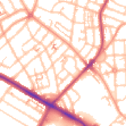 Daytime road noise heatmap for CV6 1BG
