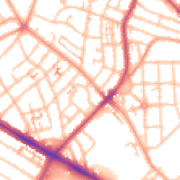 Daytime road noise heatmap for CV6 1BH