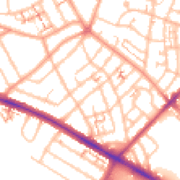 Daytime road noise heatmap for CV6 1BS