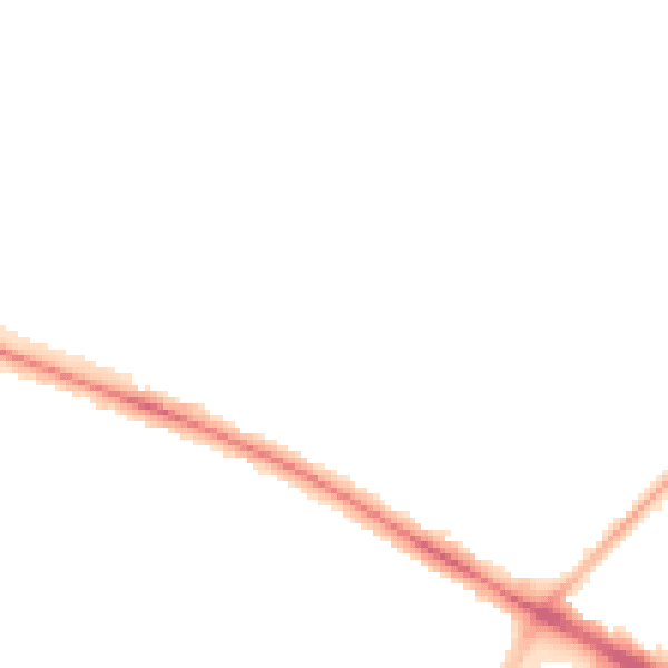 Night-time road noise heatmap for CV6 1BU
