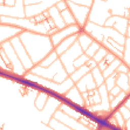 Daytime road noise heatmap for CV6 1BY