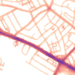 Daytime road noise heatmap for CV6 1DF