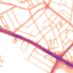 Daytime road noise heatmap for CV6 1DG